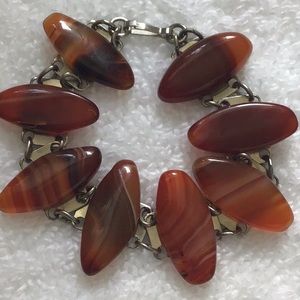 Chocolate Swirl Agate Bracelet